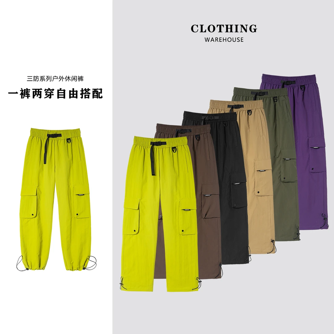【90白鸭绒】美式机能伞兵工装裤冬季户外运动三防阔腿休闲裤22