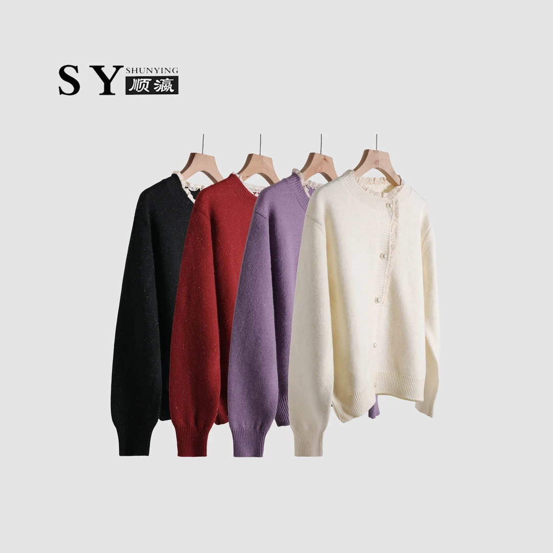顺瀛【木耳花】轻奢时尚可机洗针织开衫毛衫SYM61098