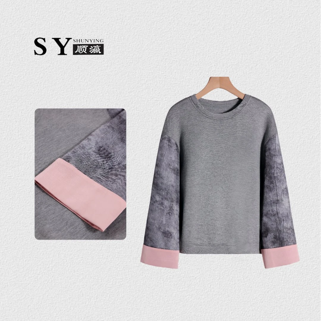 顺瀛【水墨烟雨】2024春装新款高品质百搭国风亲肤卫衣SY25B0016