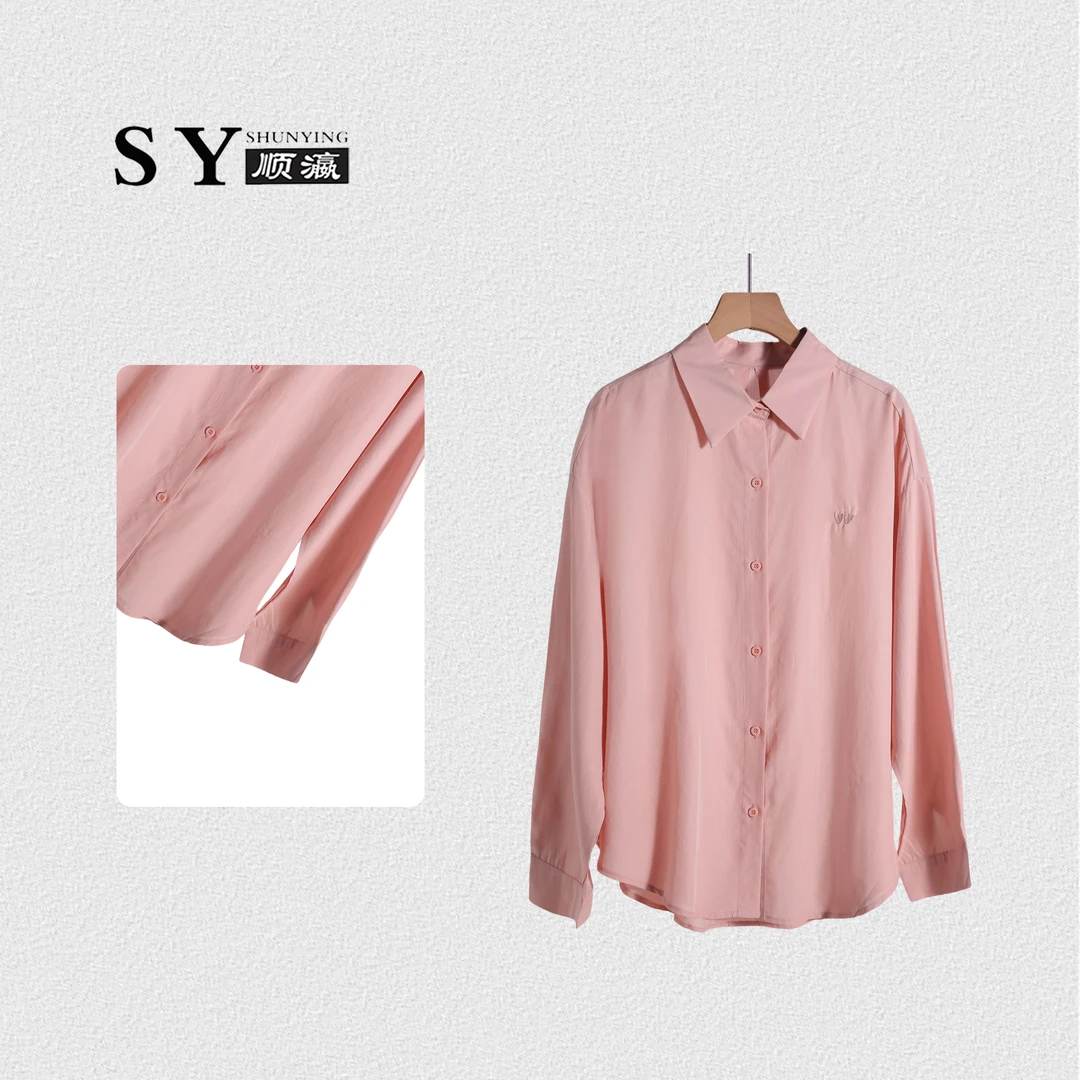 【顺瀛】早春新款上衣女时尚清新简约轻奢气质百搭休闲衬衫SY8509-1