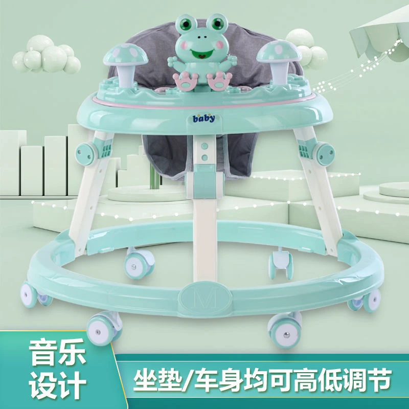 学步车防O型腿婴儿多功能防侧翻手推车宝宝可坐可推学行车起步车