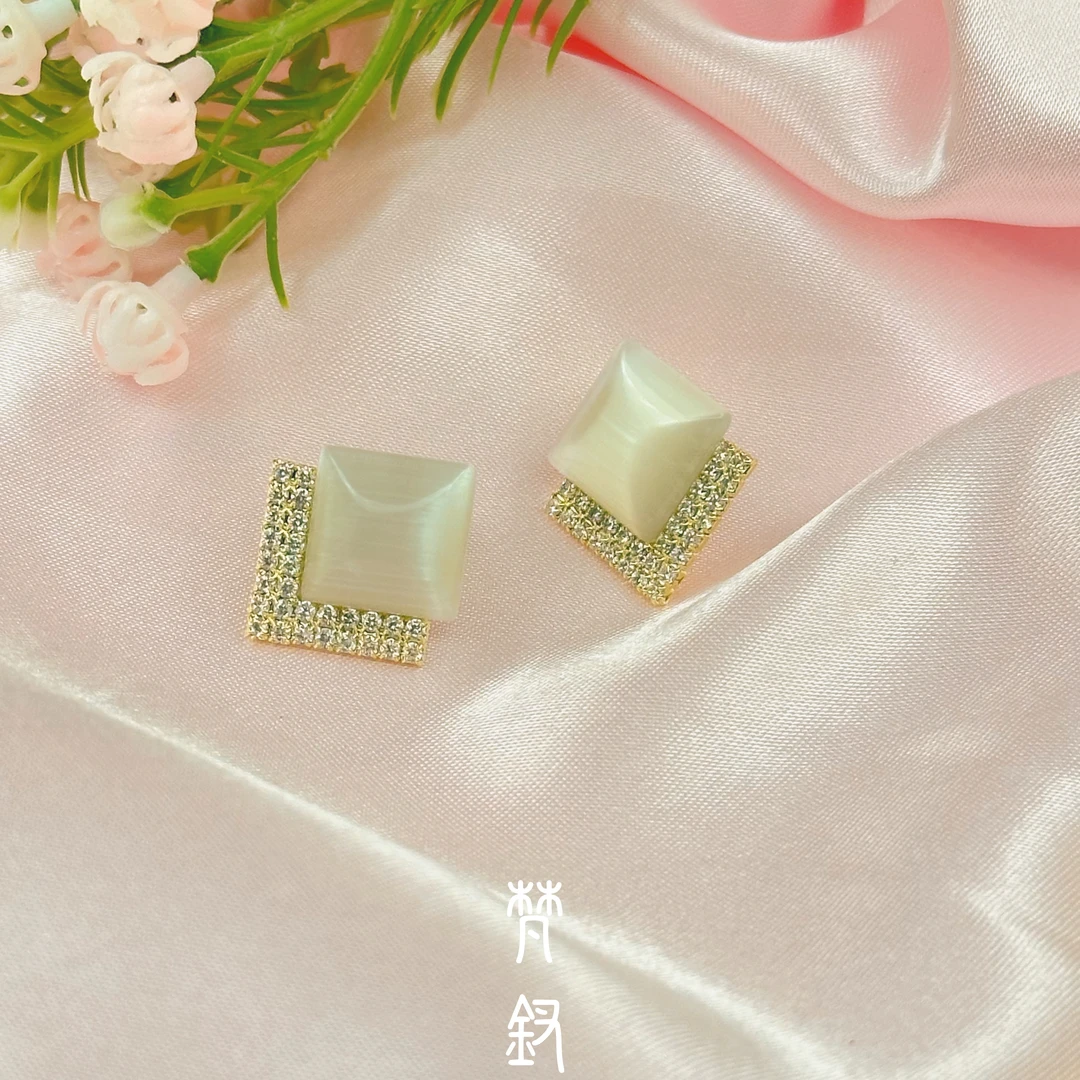 梵钗 铜合金耳饰 精美气质时尚百搭小众精致优雅潮流23款耳环18