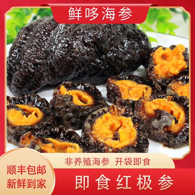 北极红参野生精选即食化冻食用红极参进口500g*6袋肉质一斤
