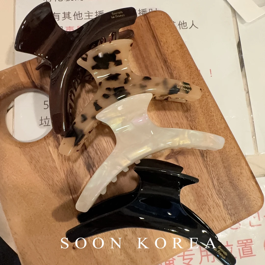 【早春新款】高级感简约大气抓夹ins百搭大抓夹韩版时尚气质头饰