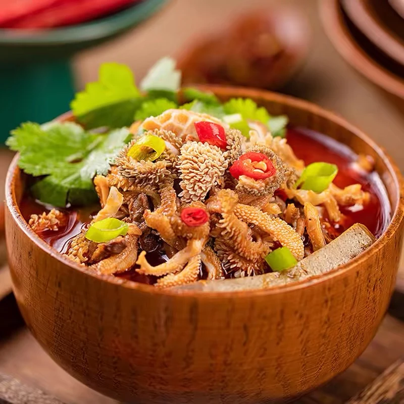 正宗内蒙古草原无肝羊杂汤原味香辣加热即食袋装速食营养美味200g