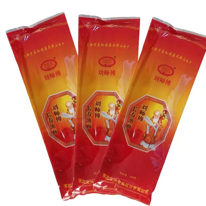 黄冈红安刘师傅手工长寿油面500g/袋拍4发5