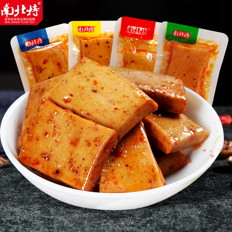 嫩q豆干五香味开袋即食小吃麻辣休闲零食
