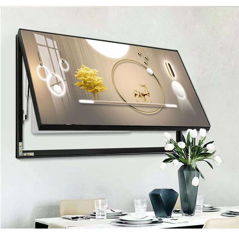 大尺寸电表箱装饰画现代简约电闸网络箱信息媒体盒遮挡画大号挂画