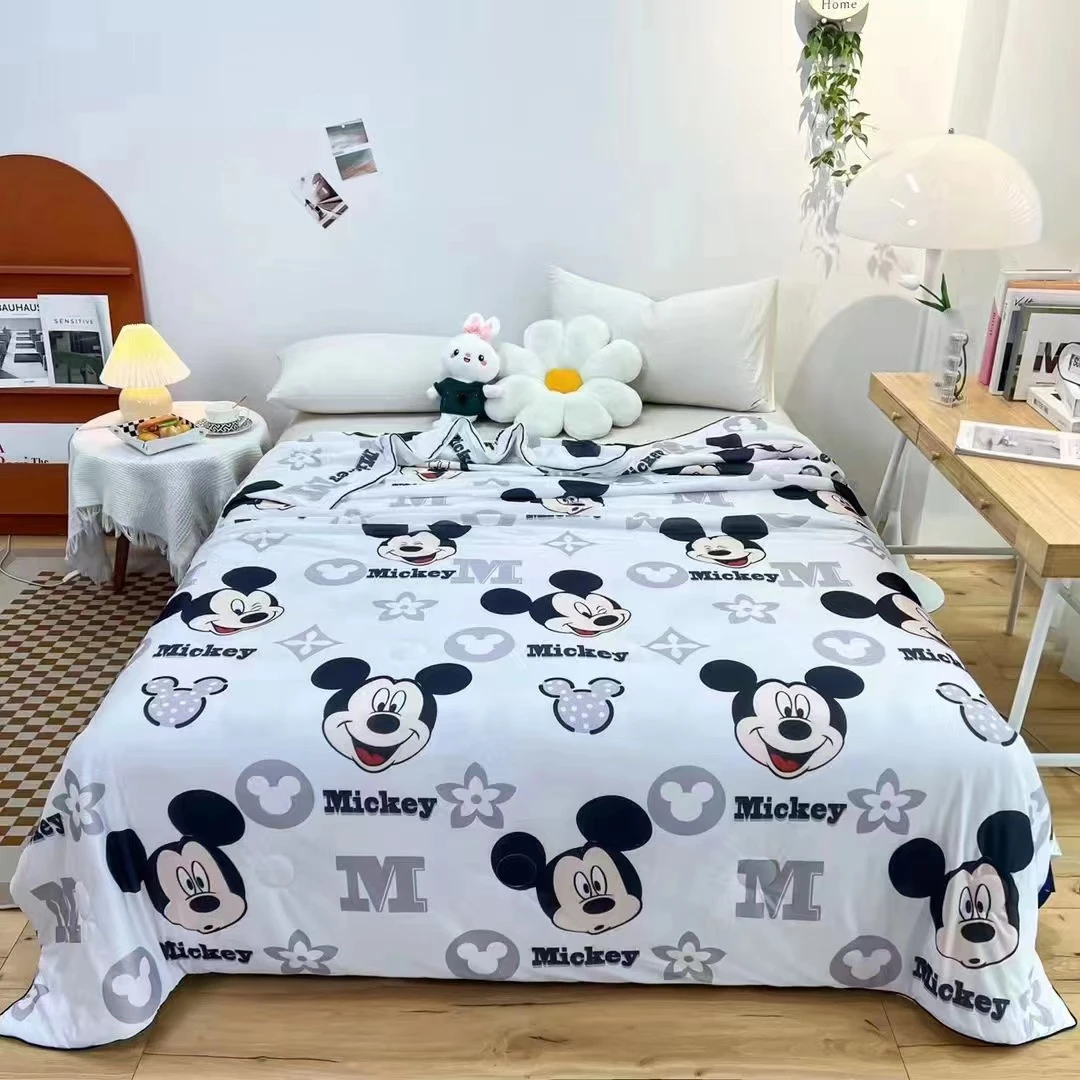 【双人夏凉被】200*230快乐米奇卡通夏季空调被丝滑夏被透气亲肤
