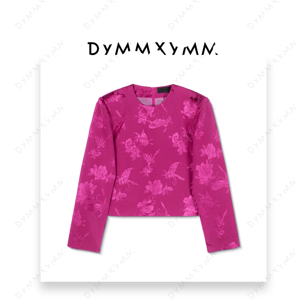 【DYMMXYMM】-设计师气质时尚小众高级感复古中式短套头衫-H2021