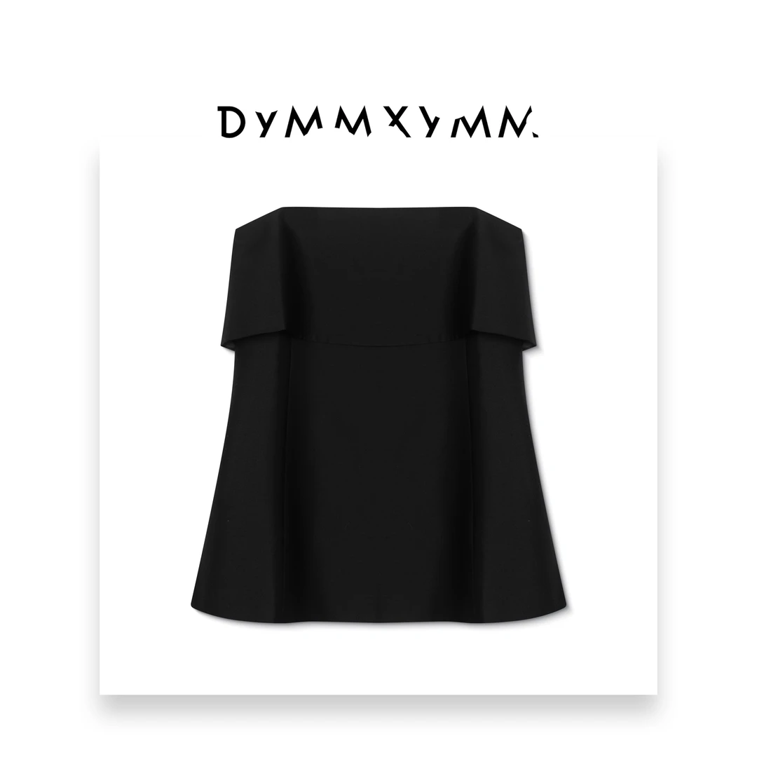 【DYMMXYMM】-时尚舒适气质时尚百搭高级感穿搭荷叶抹胸吊带-WSD226