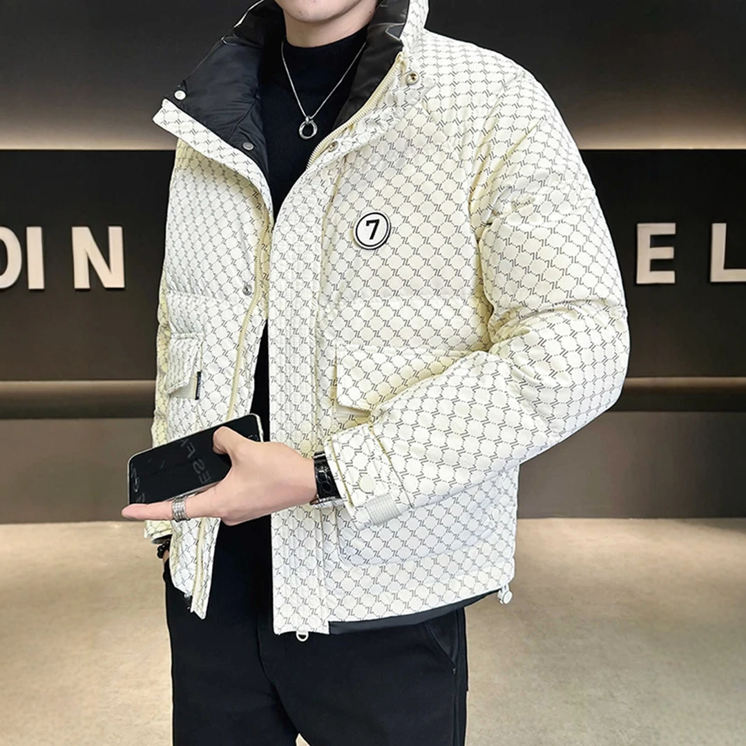 迈库科日亚羽绒服外套男士新款冬季美式潮牌工装加厚保暖防寒服潮