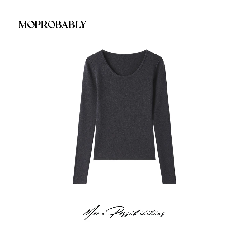 Moprobably李予诺「简舒」时尚针织毛衫半身裙L4476512+L4478305