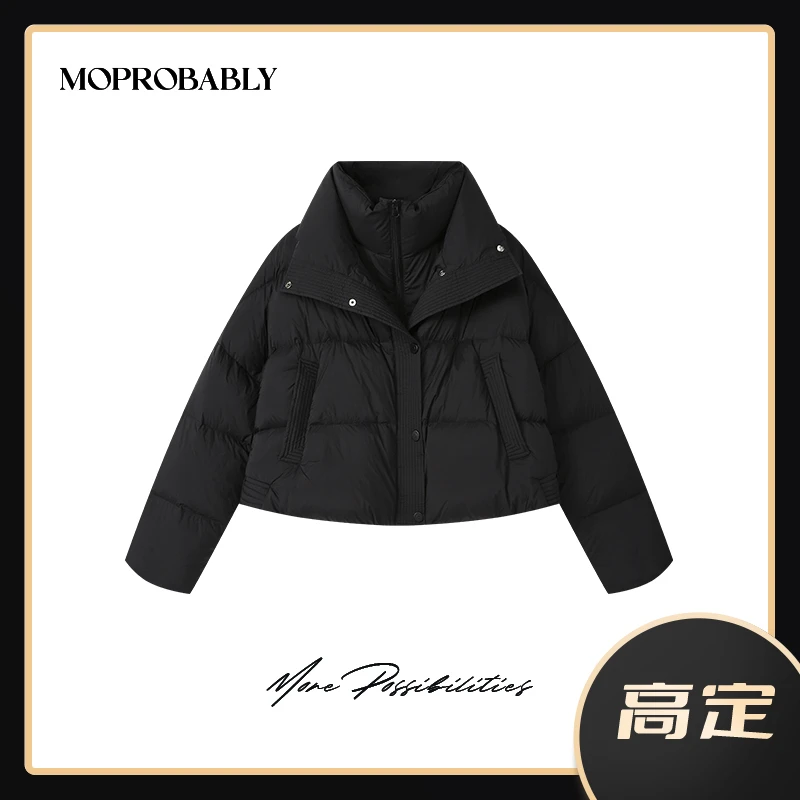 Moprobably李予诺「双领羽绒」“90白鸭绒”泡芙加厚羽绒服L4468339