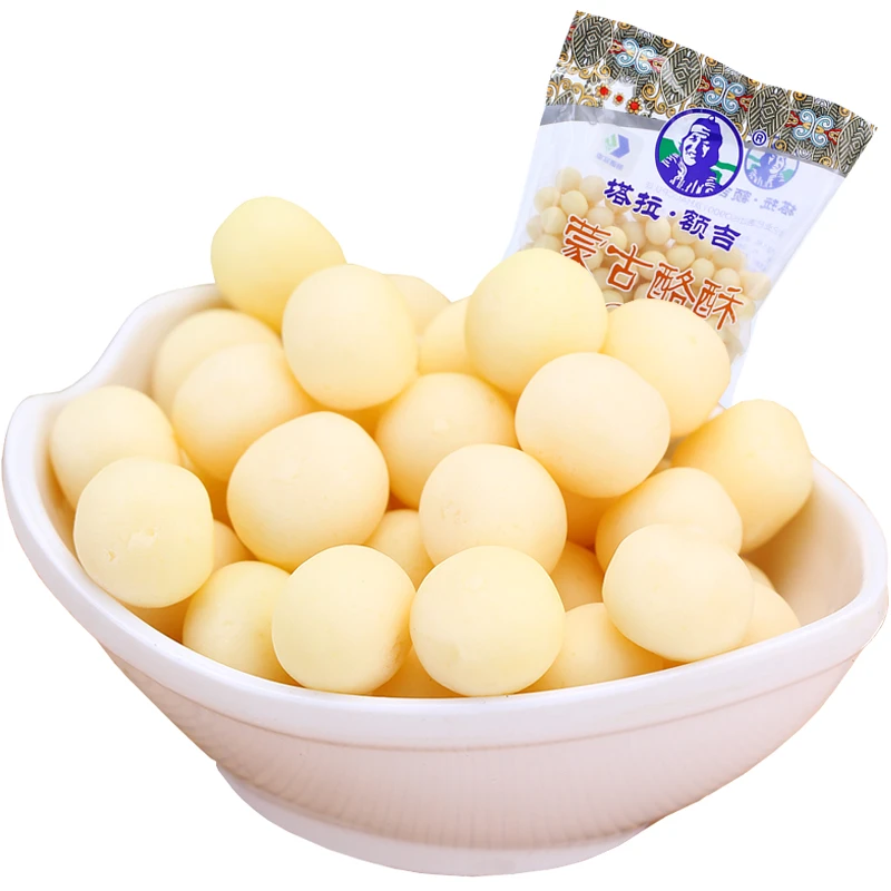 塔拉•额吉酸奶酪酥 蒙古酪酥 酸奶味 高钙奶贝 浓香奶球 500g