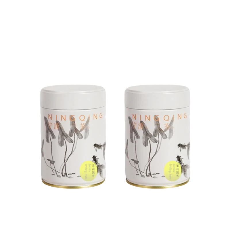 宁清茶栀子绿茶茉莉飘雪组合型花茶60g/罐