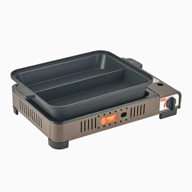 碳锅羊肉鱼福美威葳FMV-18煎烤炉卡瓦斯磁式炉燃气炉气碳锅盘烤锅