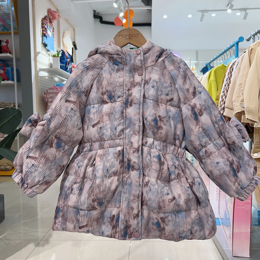 MOMOCO女童冬季时尚韩版休闲羽绒服75830102024