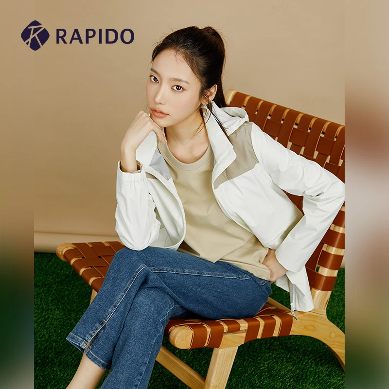 RAPIDO雳霹道春秋新款女子O系列户外风潮拼色外套CP3139O76