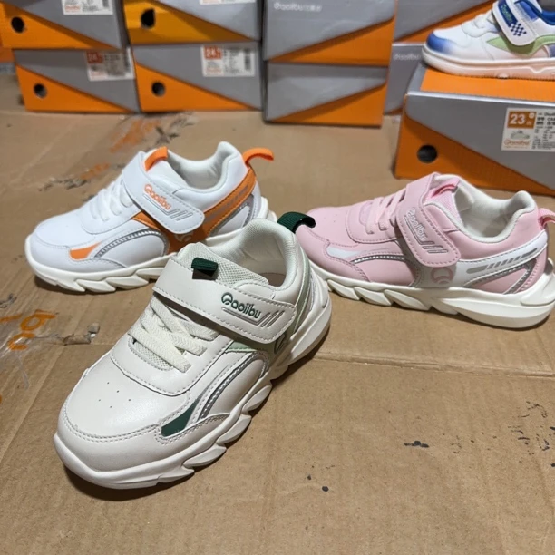 CA3080Qaoiibu巧爱步新款皮面四季刀锋系列三段健步运动机能鞋