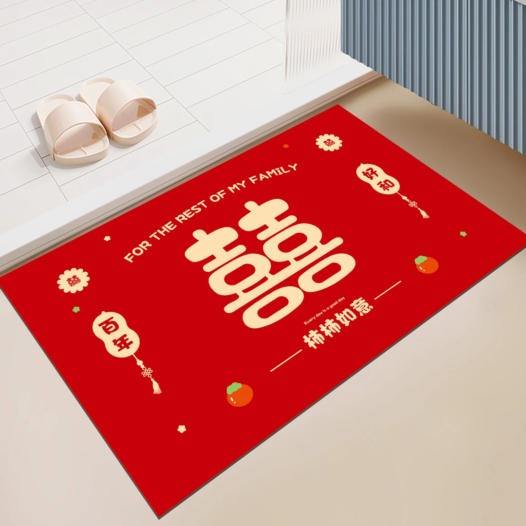 简约硅藻泥浴室吸水地垫地毯擦洗方便硅藻泥门垫吸水防滑垫脚垫