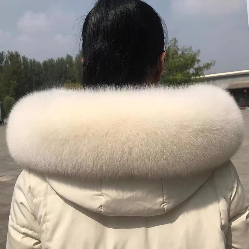 毛领单买仿真狐狸毛貉子毛毛领子羽绒派克汉服帽条假领大衣通用女