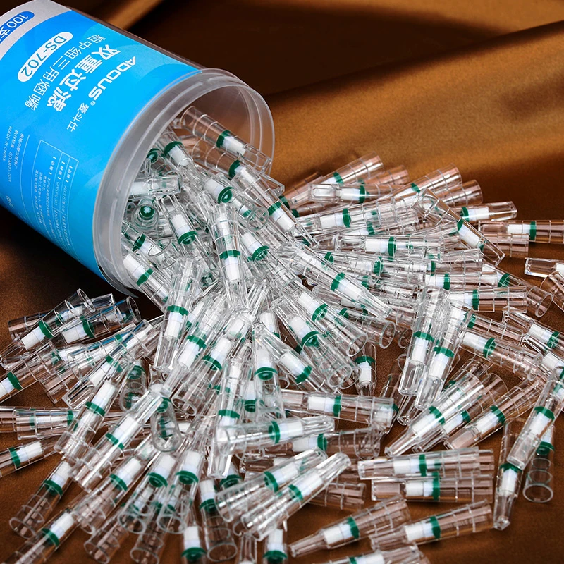 Adous/爱斗仕粗中细三合一烟嘴焦油过滤器一次性滤嘴100支通用型