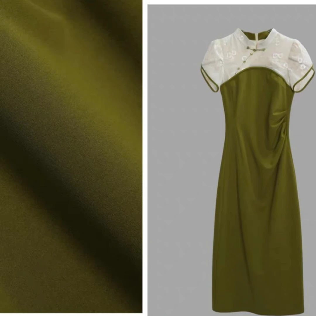 【熙木】设计师款时尚高级新国风长款新中式连衣裙4CLXJ3203