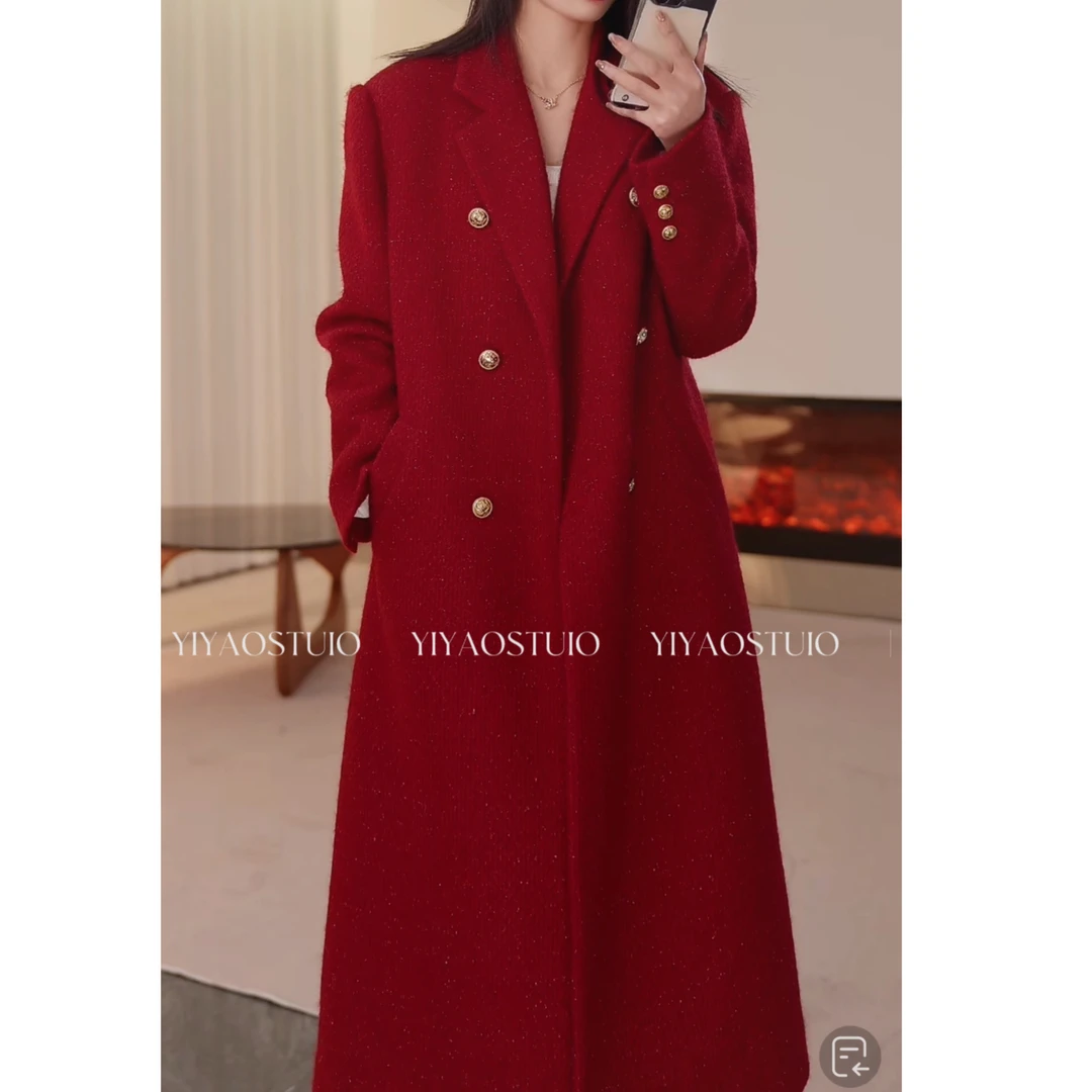 【熙木】  秋冬小香轻奢高端长短款羽绒大衣外套3DWJJ2713