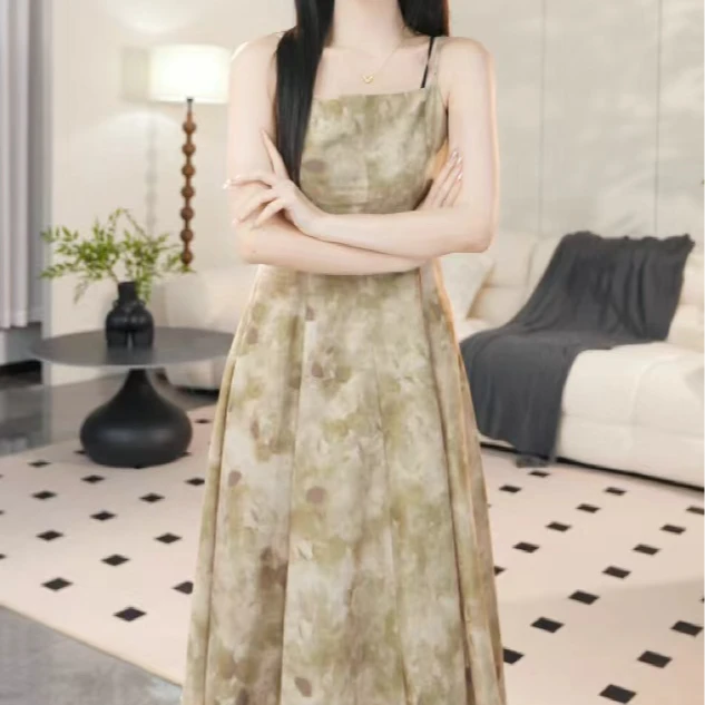 【熙木】碎花显瘦气质国风连衣裙4XLMY6366