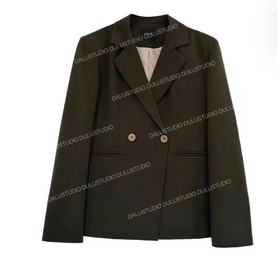 【熙木】百搭简约时尚设计款休闲女西装4CWDD2932