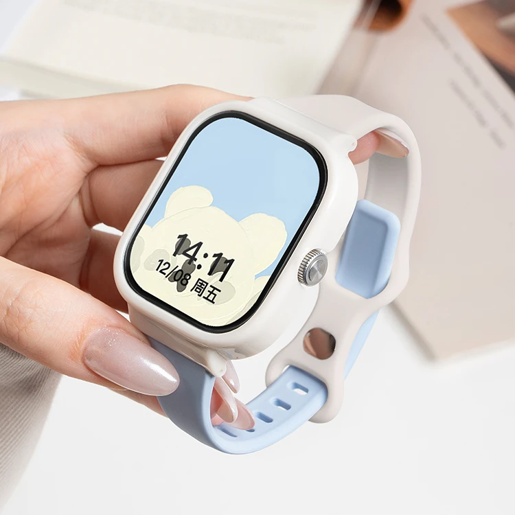 适用红米watch4/3/2表带Redmi 5代小蛮腰蝴蝶扣3青春版ins风腕带