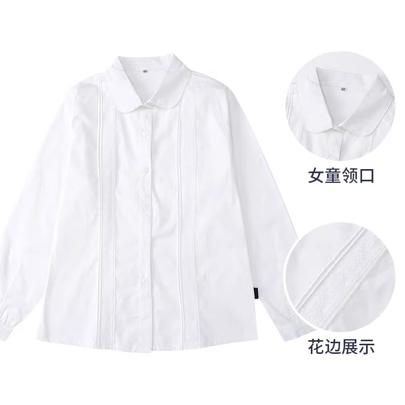 3A2-4女性白色蕾丝衬衣