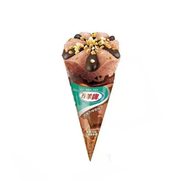 五羊牌巧克力味甜筒73g