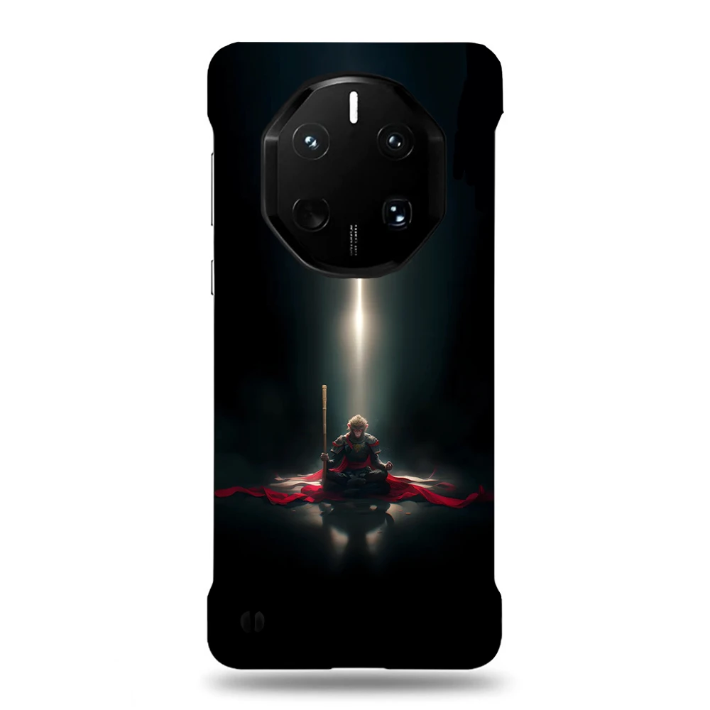 适用于华为mate系列60pro无边框手机壳50pro防摔超薄黑神话西游记