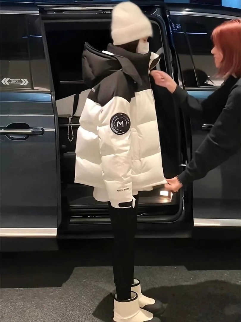 波司澄羽绒服女2023冬季新款保暖韩系宽松加厚面包服oversi休闲
