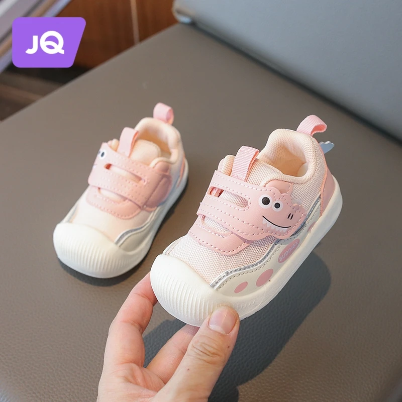 婧麒童鞋透气学步鞋春季新款2025宝宝鞋子婴幼童鞋软底防滑机能鞋