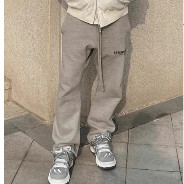 ESSENTIALS ZONE第八季直筒裤潮牌休闲长裤卫裤秋冬加绒