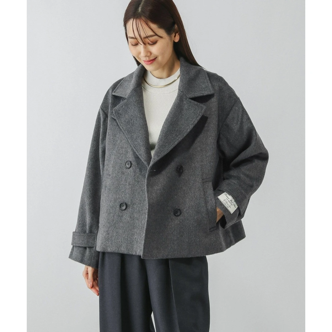 【Yorozuya】日系品牌 秋冬新款 G 新西兰羊毛混纺气质保暖毛呢外套