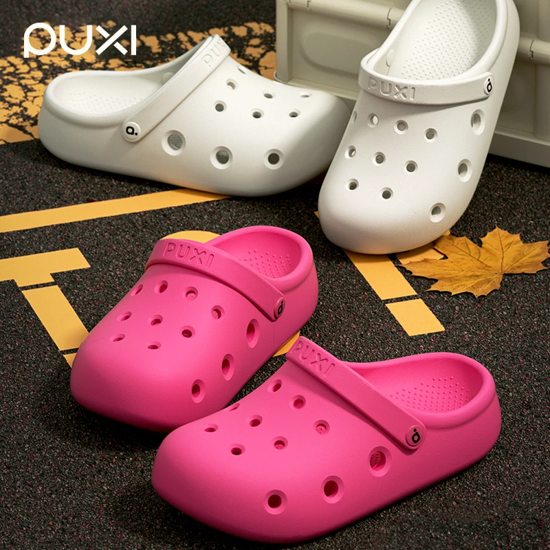 【JUUNE.JUN亲子装】朴西洞洞鞋夏季厚底增高外穿透气防臭沙滩鞋