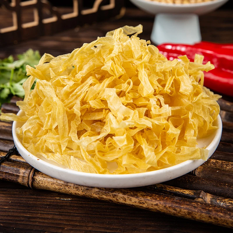 山东特产无盐粒豆皮大豆素肉大豆豆制品源头工厂直发无盐粒干豆皮