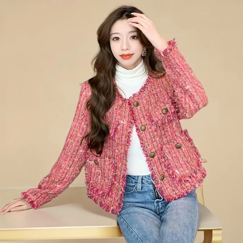 【大涛家—桃之夭夭】小个子香外套长袖套韩版爆款