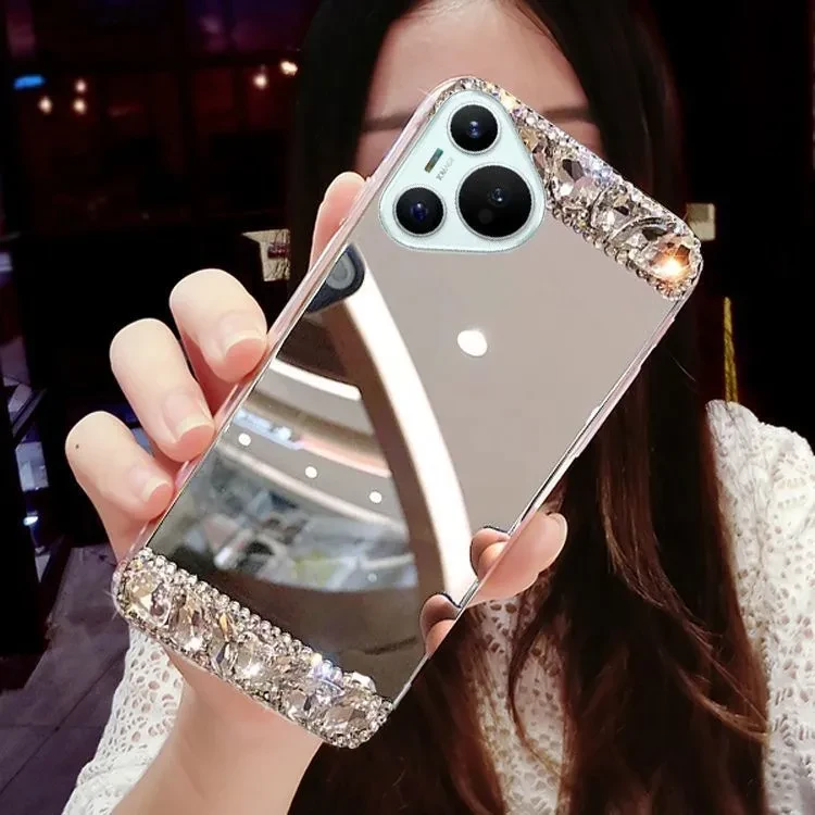 适用华为P70手机壳P70Pro保护套P70Ultra全包镜面硅胶7防摔P70ART