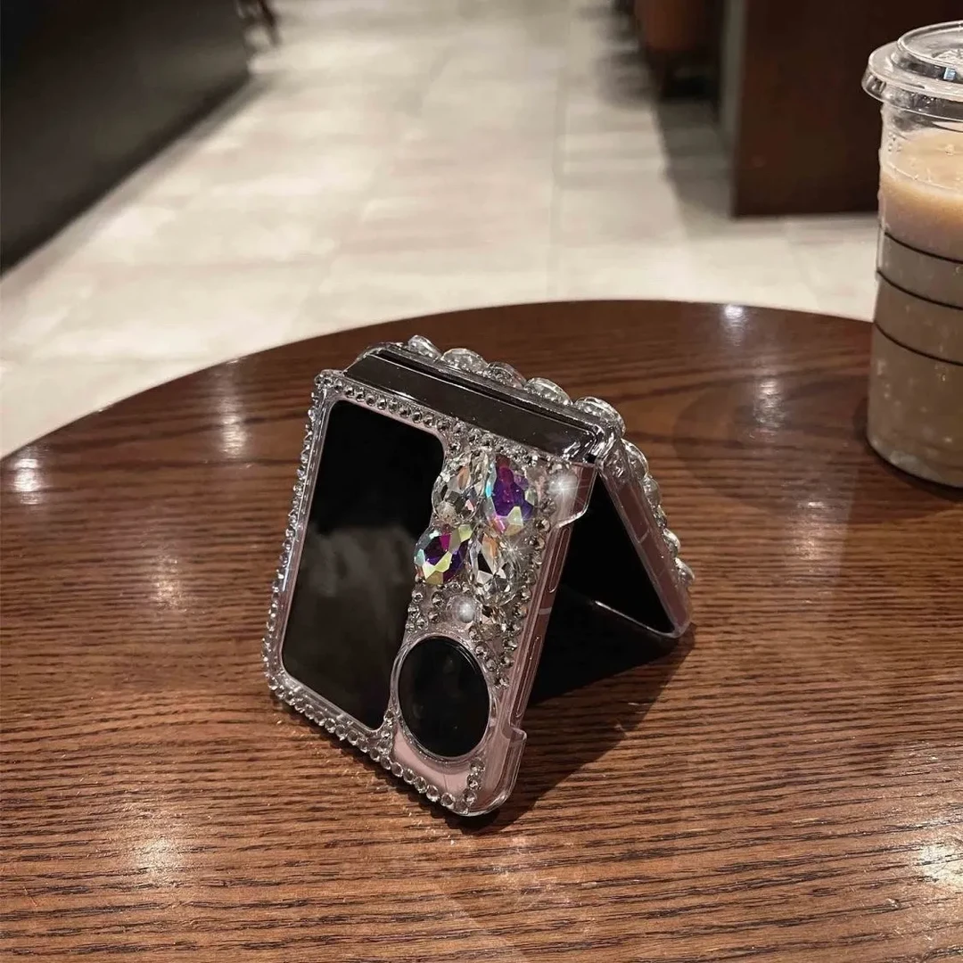 适用OPPOfindn3flip手机壳手机套折叠屏水钻findn2flip折叠保护壳