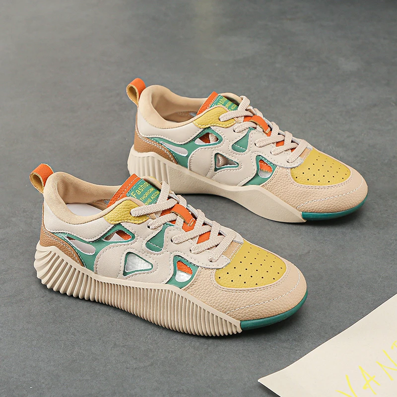 【软底舒适 软底透气】运动休闲鞋春夏2023爆款百搭时尚镂空女鞋