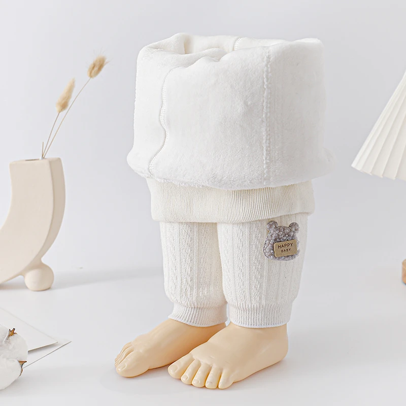 男童加绒加厚打底裤北方特厚保暖婴儿连裤袜棉大PP冬季儿童袜