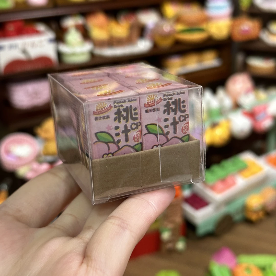 【套装】哎，一箱饮料~Diy仿真食玩便利店纸箱子过家家可爱手工