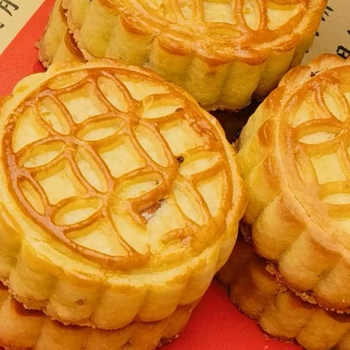 纯小米面手工坚果饼