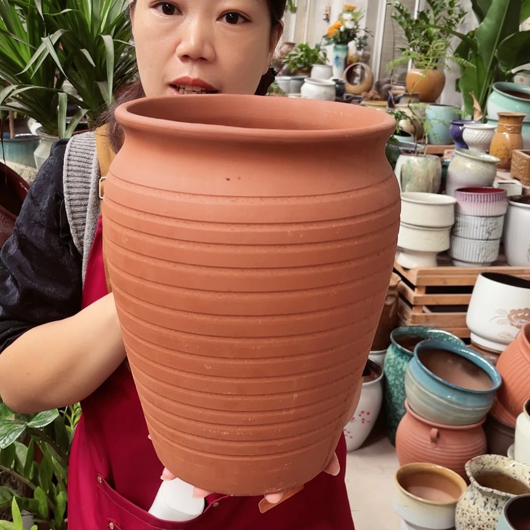 紫砂花盆高度30口径22