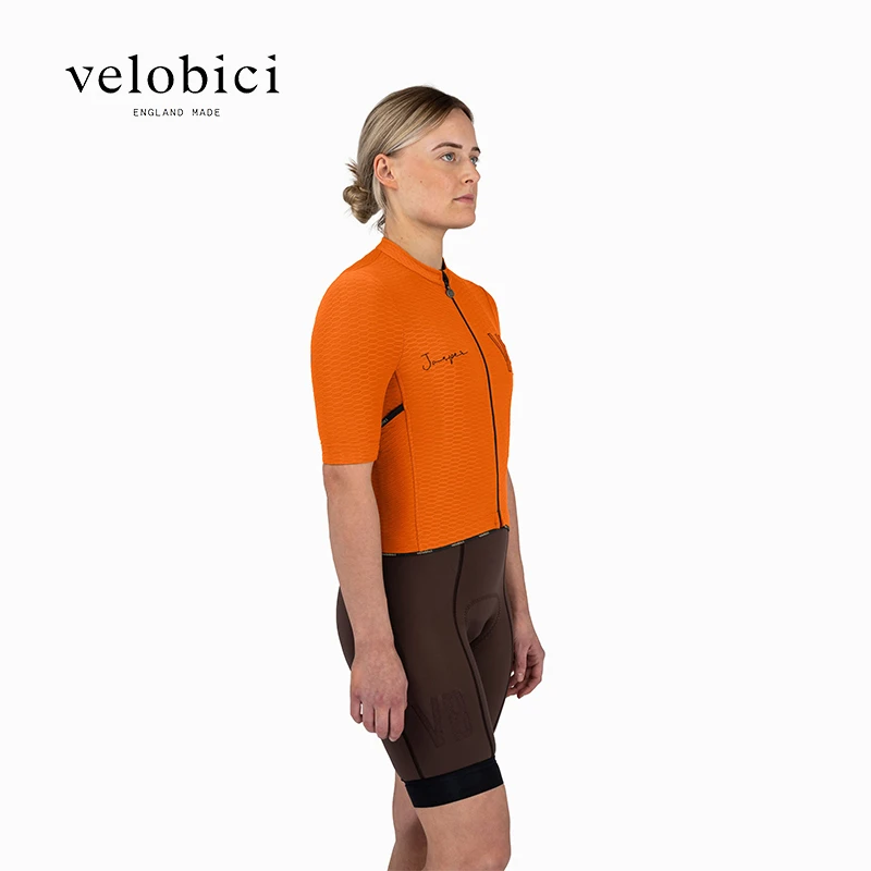 VelobiciVB女款Jasper公路自行车夏季短袖弹力骑行服上衣